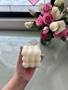 Premium Scented Bubble Cube Candle