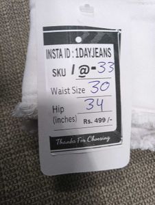 I@33 Size-30 Slim Jeans