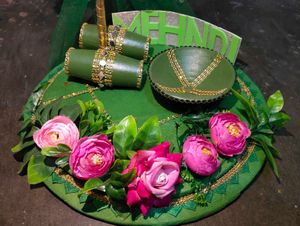 Mehndi Decoration Plate