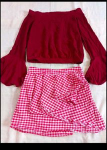 Cute Pinterest Top And Skirt Combo