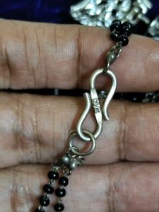 Vintage Pure Silver Mangalsutra Set