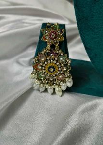Pakistani work earrings