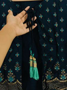Ethnic Print Sleeveless Jacket