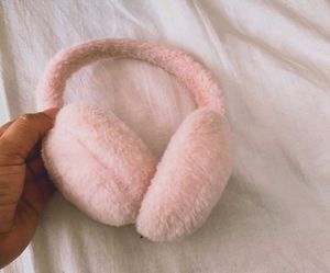 Pink Fuzzy Earmuffs