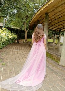 Elegant Baby Pink Gown