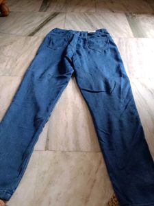 two Blue Denim Jeans