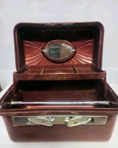 Vintage Brown Makeup Box