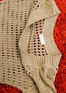 Crochet Knit Tunic Top