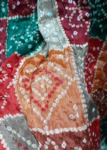 Ethnic dupatta with Patchwork Design