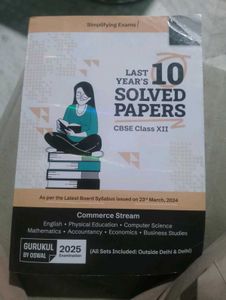 Class 12 Commerce Last 10 Years Paper Solved
