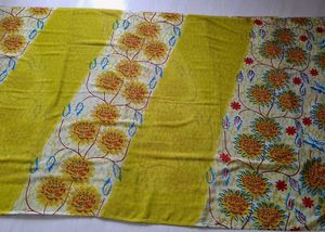 New Vibrant Georgette Saree🍋‍🟩