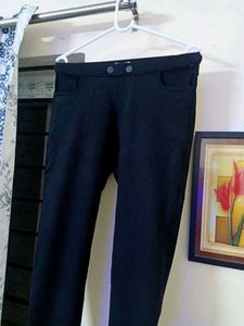 Women&#39;s SPYKAR Stretchable Black Trouser
