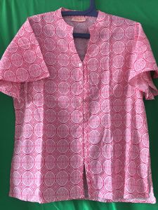 Unique Pattern Shirt Type Top