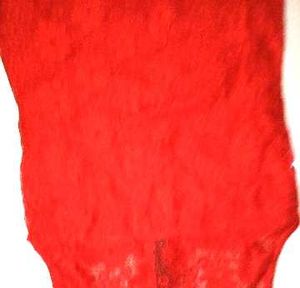 Red Lace Kurta
