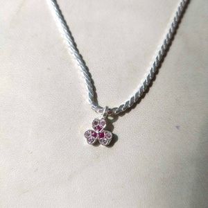 pure Silver Snack Chain+Pandent 16inch