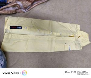 6-7 years Boys Yellow Casual Shirt