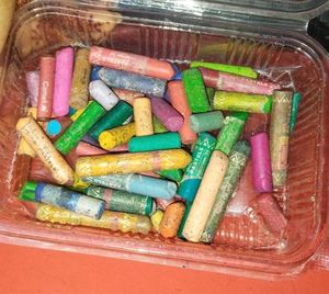 Used Oil Pastels
