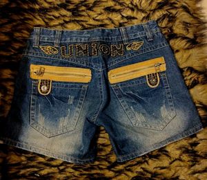 Y2K Union Denim Shorts