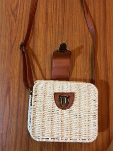 Woven Crossbody Bag