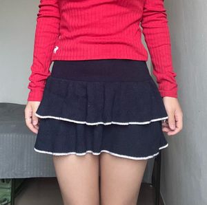 Tiered Mini Skirt