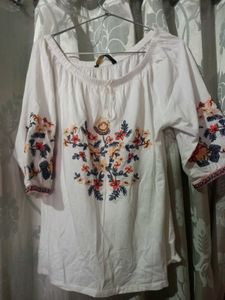 Embrodery Work Tshirt