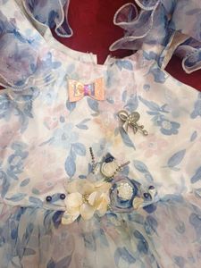 Oranganza White Frock