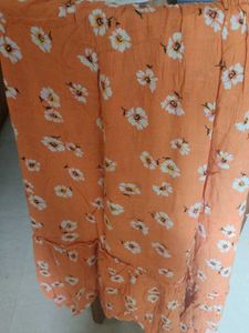 Floral Print Long Frock