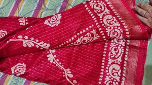 Elegant Red Saree