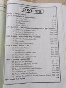 MBD Biology Refresher CBSE - Class 11