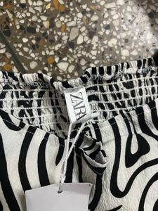 Zara Zebra Print Top It’s Padded