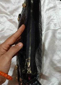 Vintage Black Shoulder Bag