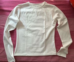 Newme Basic White Bodyfit Tee