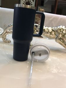 Navy Insulated Tumbler with Handle