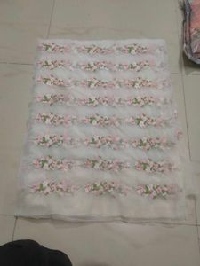 Floral Embroidered Tulle Fabric