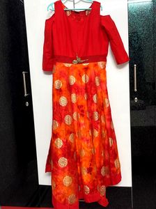 Off- Shoulder Long Gown