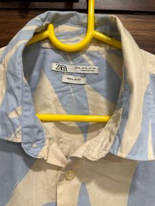 Zara Over Size Print Shirt
