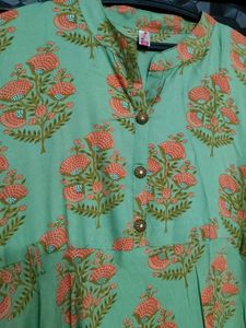 Floral Print Kurta