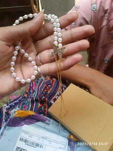 Elegant Pearl Butterfly Necklace | Maha Rani Jewel