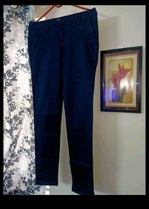 Women's MAX Navy Blue Trouser