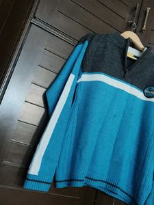 Pierre Carlo Men Cool Striped Zipper Sweater