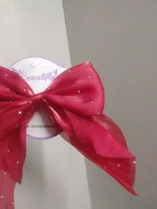 New Red Bow 🎀 Hair Accessory