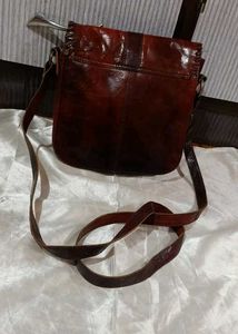 Vintage Leather Crossbody Bag