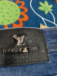 Louis Vuitton  Embellished Wide Leg Jeans