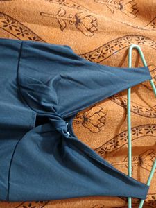 Elegant Grey Midi Slit Dress