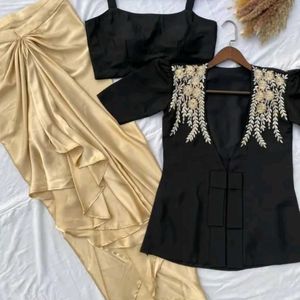 Stylish Black &amp; Golden Set