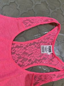 PINK Racerback Tank Top - Size M- US