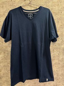 Original Jockey Navy Blue V-Neck T-Shirt