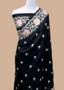 Elegant Embroidered Saree