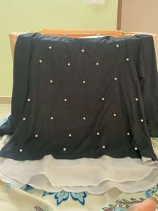 Elegant Pearl Embellished Top