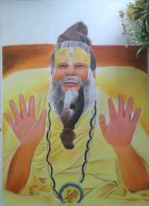 Premanand Maharaj Ji Painting